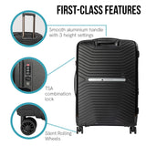 Olympus Astra 29in Lightweight Hard Shell Suitcase - Obsidian Black LUG-901-29-BK