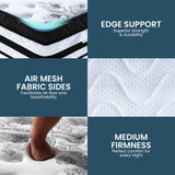 Laura Hill King Single Mattress with Euro Top - 34cm MTS-T34-KSN