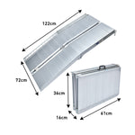 Aluminium Portable Wheelchair Ramp R02 - 4ft RAM-WCR-R02-4FT