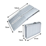 Aluminium Portable Wheelchair Ramp R02 - 4ft RAM-WCR-R02-4FT