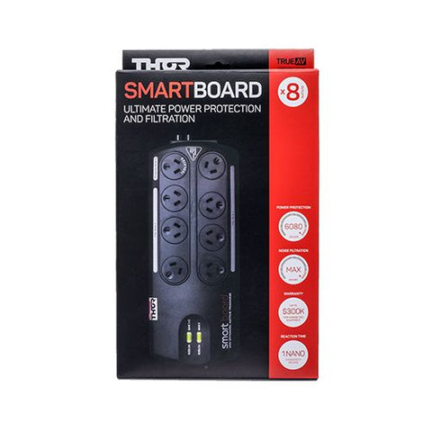 Thor A12BF 8 Outlet Smart Board Ultimate Surge Protected Power Board 011.165.1160