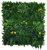 Yellow Rose Vertical Garden / Green Wall UV Resistant 100cm x 100cm V77-1156286