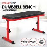 Powertrain Height-Adjustable Exercise Home Gym Flat Weight Bench WBD-226