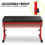 Powertrain Height-Adjustable Exercise Home Gym Flat Weight Bench WBD-226