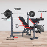 Powertrain Adjustable Weight Bench Home Gym Bench Press - 302 WBD-302