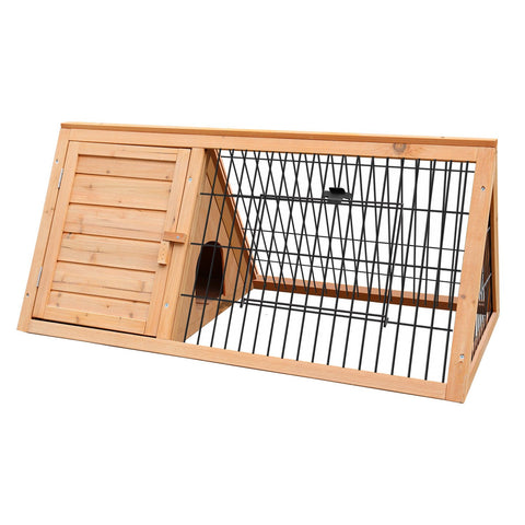 Furtastic Triangle Wooden Rabbit Hutch WCC-JOY-002-TRI