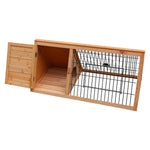 Furtastic Triangle Wooden Rabbit Hutch WCC-JOY-002-TRI