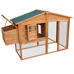 Furtastic Large Chicken Coop & Rabbit Hutch With Ramp WCC-JOY-003-LHR